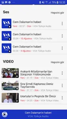 VOA Türkçe android App screenshot 2