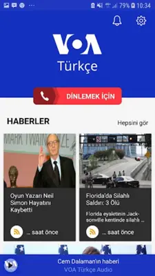 VOA Türkçe android App screenshot 3